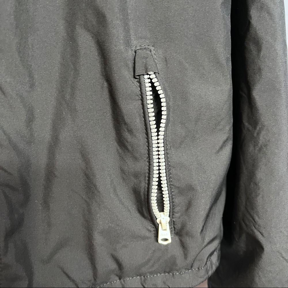 Abercrombie & Fitch Black Lightweight Hooded Windbreaker Jacket - Picture 2 of 7